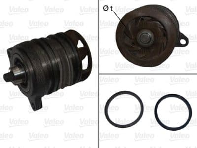 Bomba de agua, refrigeración del motor VALEO 506726