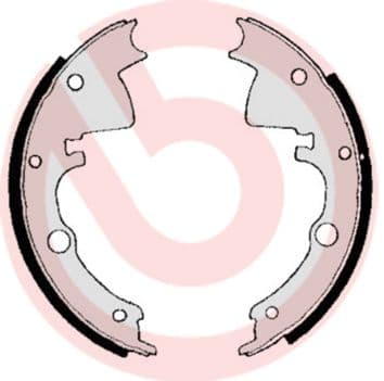 Juego de zapatas de frenos BREMBO S A6 503