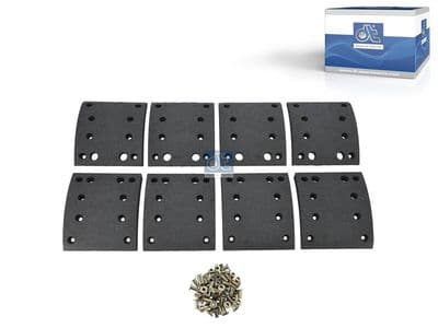 Juego de balatas de freno, freno de tambor DT Spare Parts 4.91136