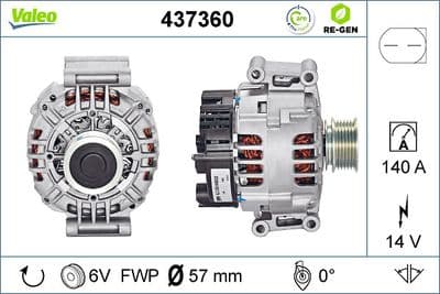 Alternador VALEO 437360