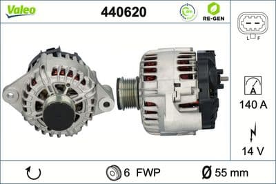 Alternador VALEO 440620