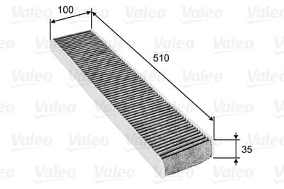 Filtro, aire del interior VALEO 698745
