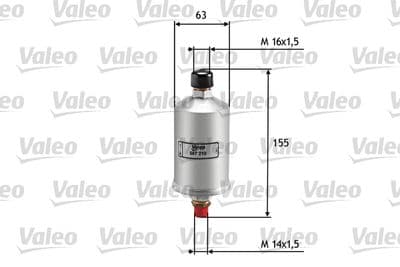 Filtro combustible VALEO 587210
