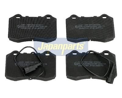 Juego de balatas de freno JAPANPARTS PA-0201AF