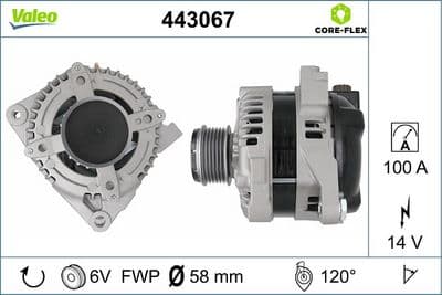 Alternador VALEO 443067