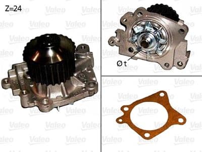 Bomba de agua, refrigeración del motor VALEO 506835