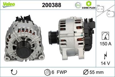 Alternador VALEO 200388