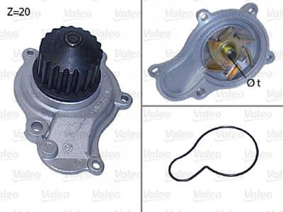 Bomba de agua, refrigeración del motor VALEO 506605