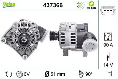 Alternador VALEO 437366