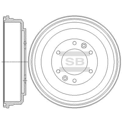 Tambor de freno Hi-Q SD1100