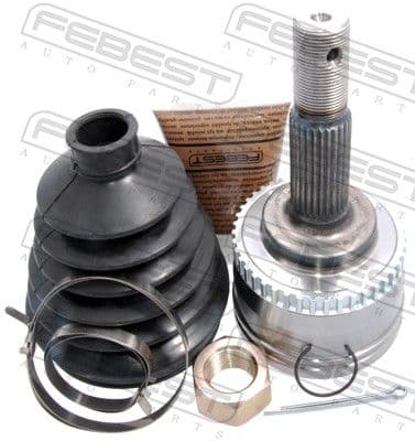 Juego de articulación, eje de transmisión FEBEST 0210-P12YDA44