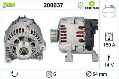 Alternador VALEO 200037
