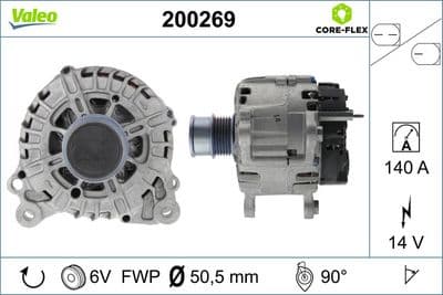 Alternador VALEO 200269