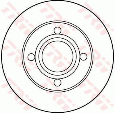 Disco de freno TRW DF2667