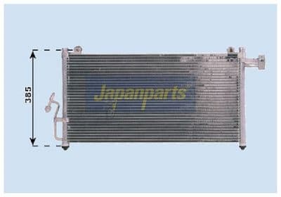 Condensador, aire acondicionado JAPANPARTS CND253014