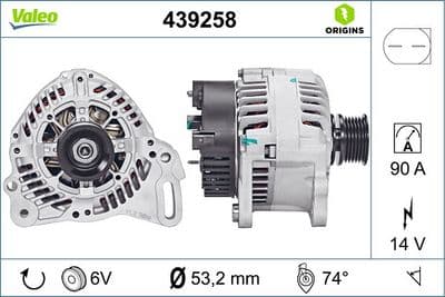 Alternador VALEO 439258