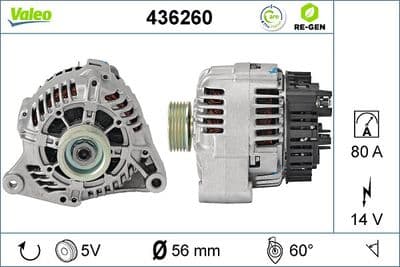 Alternador VALEO 436260