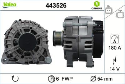 Alternador VALEO 443526