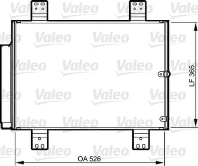Condensador, aire acondicionado VALEO 814206