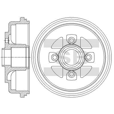 Tambor de freno Hi-Q SD7119