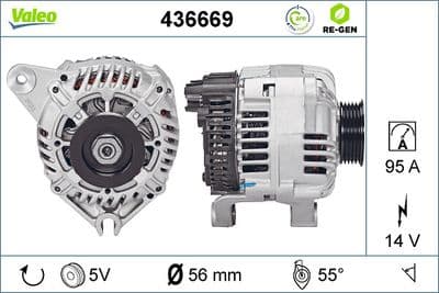Alternador VALEO 436669