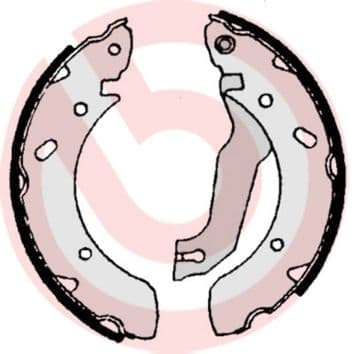 Juego de zapatas de frenos BREMBO S 30 504