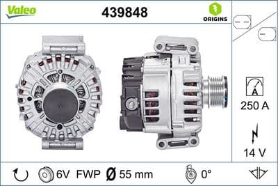 Alternador VALEO 439848