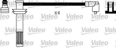 Juego de cables de encendido VALEO 346543