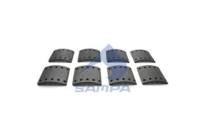 Juego de balatas de freno, freno de tambor SAMPA 096.623