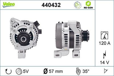 Alternador VALEO 440432