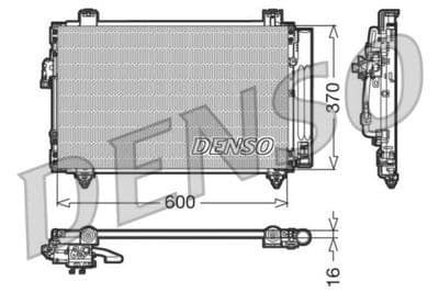 Condensador, aire acondicionado DENSO DCN50014