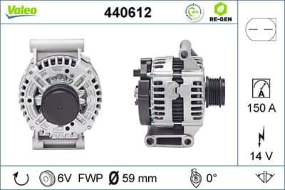Alternador VALEO 440612