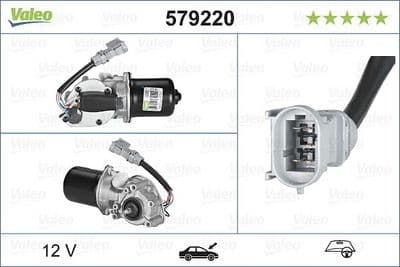Motor del limpiaparabrisas VALEO 579220
