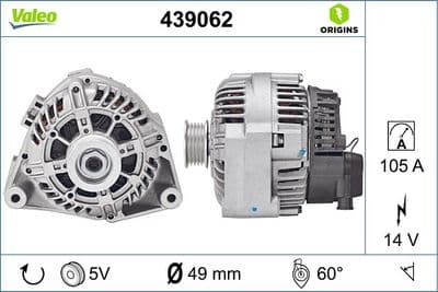 Alternador VALEO 439062