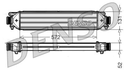 Radiador de aire de admisión DENSO DIT09109