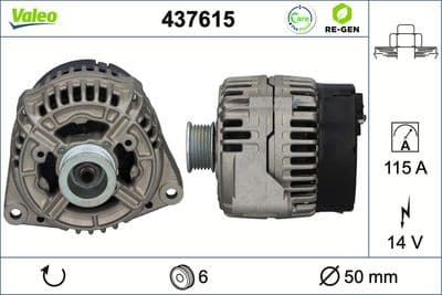 Alternador VALEO 437615