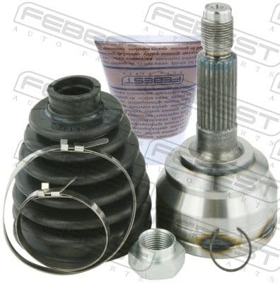 Juego de articulación, eje de transmisión FEBEST 0910-M412