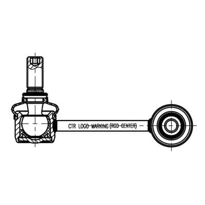 Travesaños/barras, estabilizador CTR CL1045