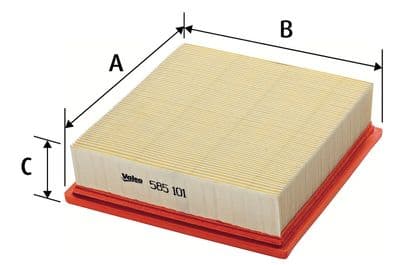 Filtro de aire VALEO 585101