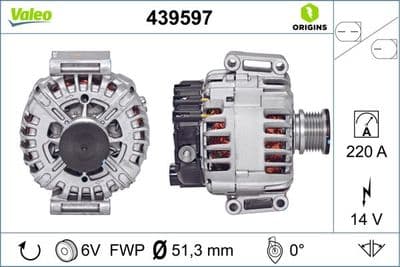 Alternador VALEO 439597