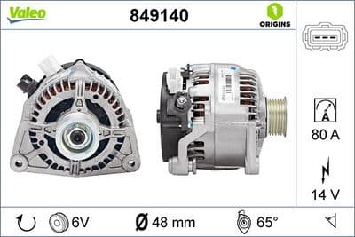 Alternador VALEO 849140