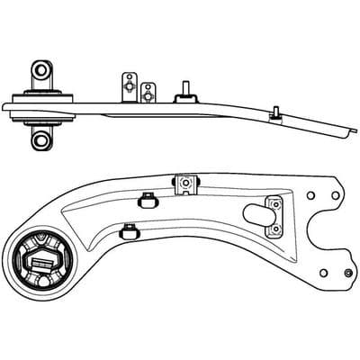 Brazo oscilante, suspensión de ruedas CTR CQ1239L