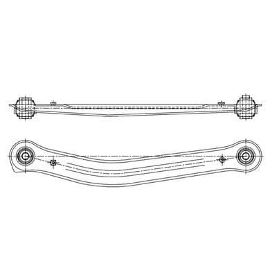 Brazo oscilante, suspensión de ruedas CTR CQ1160L