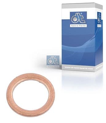 Junta tórica, tapón roscado de vaciado de aceite DT Spare Parts 9.01018