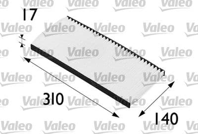 Filtro, aire del interior VALEO 698198