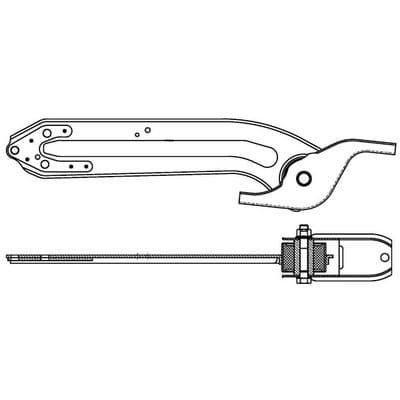 Brazo oscilante, suspensión de ruedas CTR CQ1238R