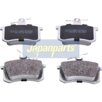 Juego de balatas de freno JAPANPARTS PP-0222AF