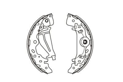 Juego de zapatas de frenos Kavo Parts KBS-3405