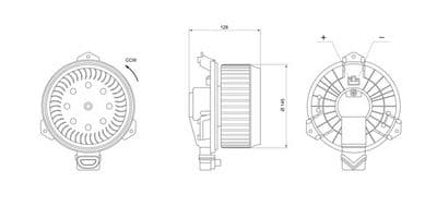 Ventilador del interior MAHLE AB 490 000S