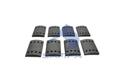 Juego de balatas de freno, freno de tambor SAMPA 096.634